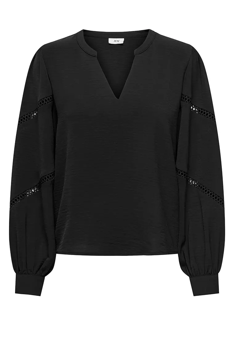 Lion Life Long Sleeve V-Neck Volume Top