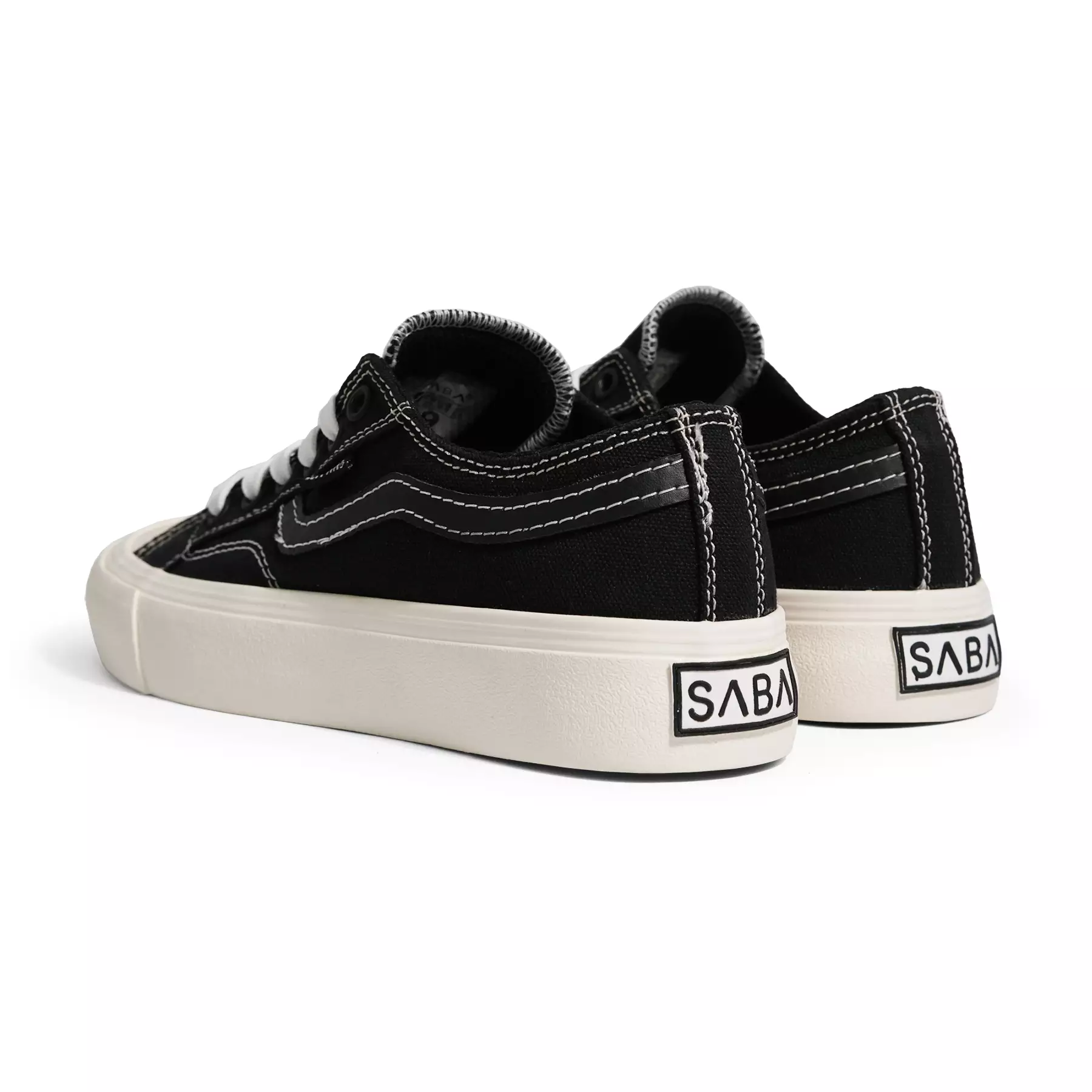 SABA Veloz Black White Cookies - Sepatu Sneakers Casual Pria Wanita