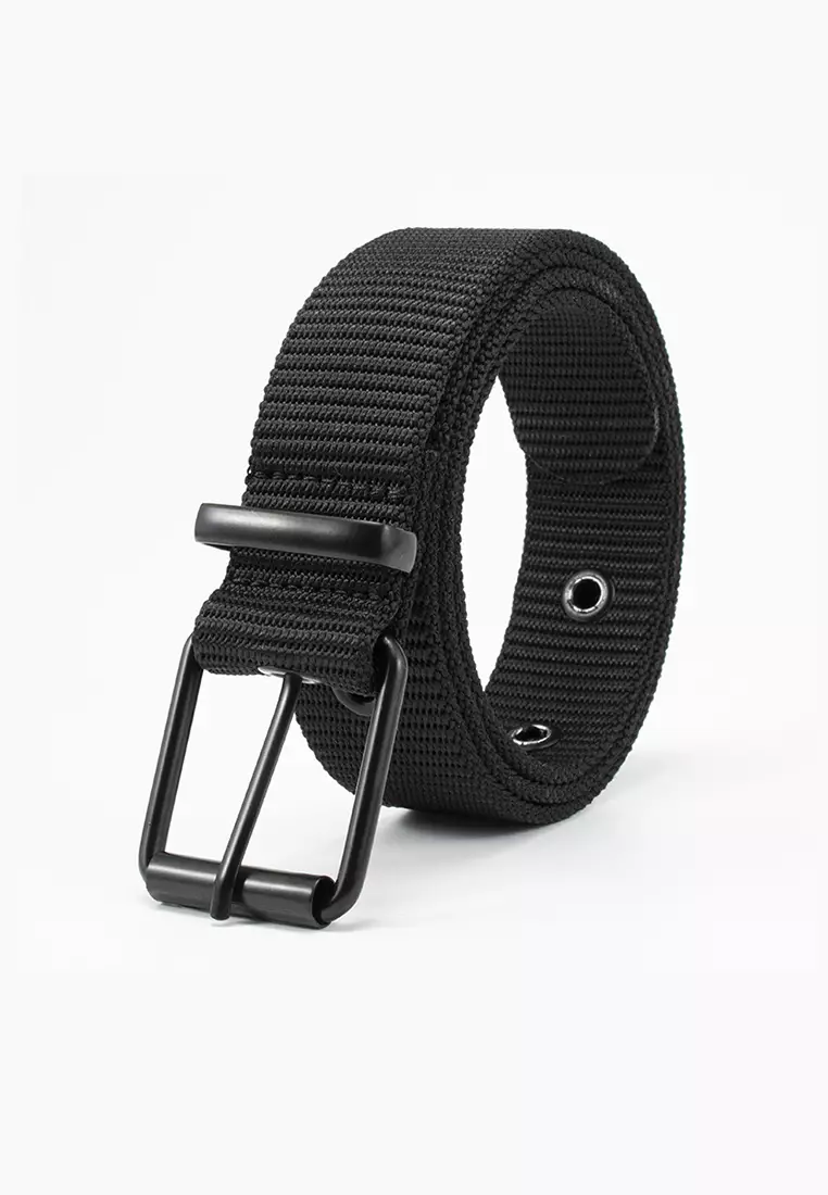 Black nylon deals belt
