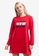 FOREST red Forest Ladies Long Sleeve Round Neck Dress - 821888-51Red 82AE5AA803FF05GS_1