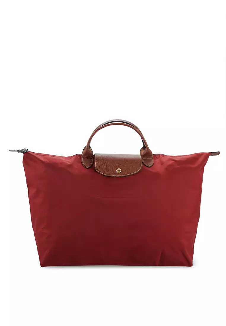 Longchamp Le Pliage Original L Travel Tote Bag RED