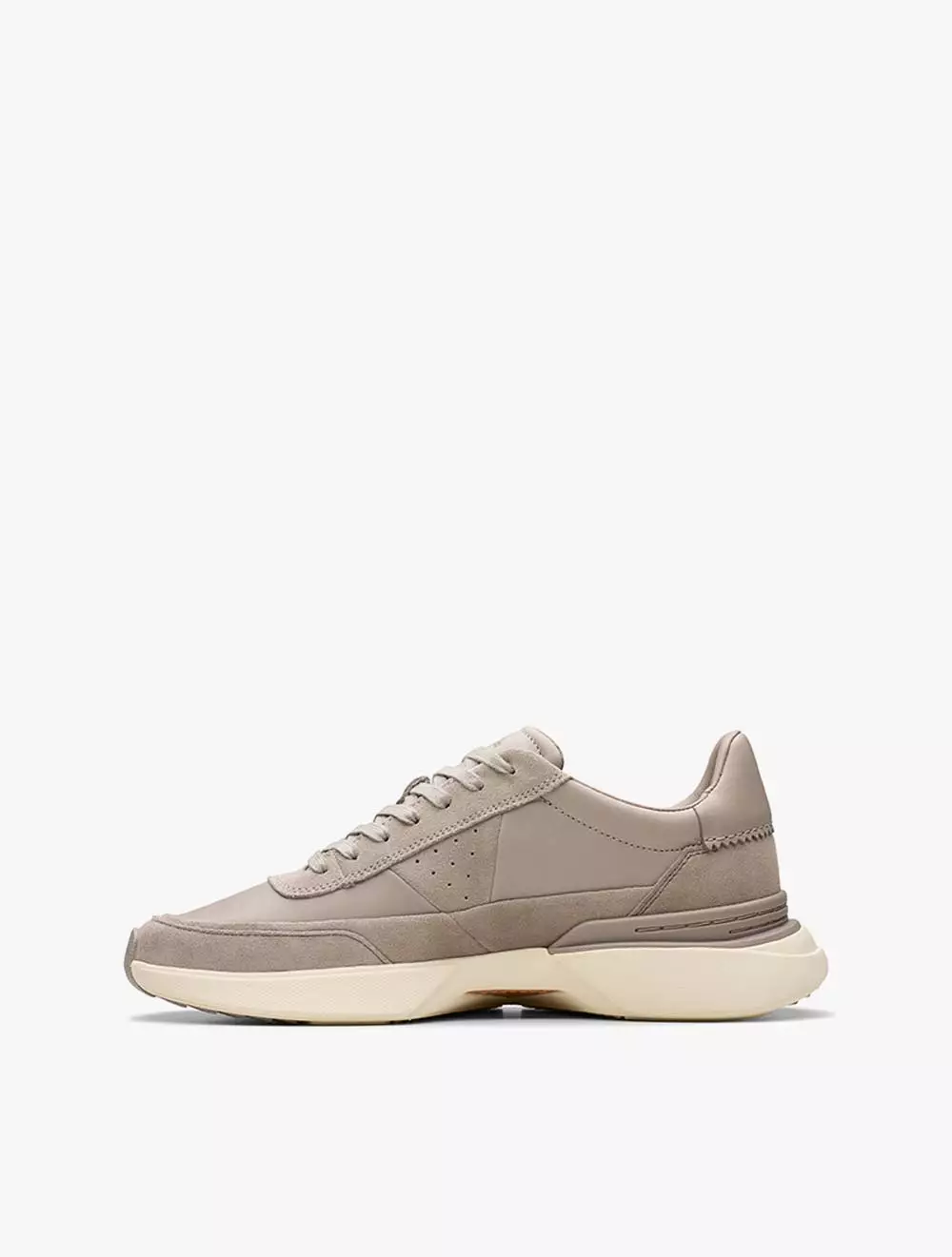 Clarks Craft Pace Grey Leather