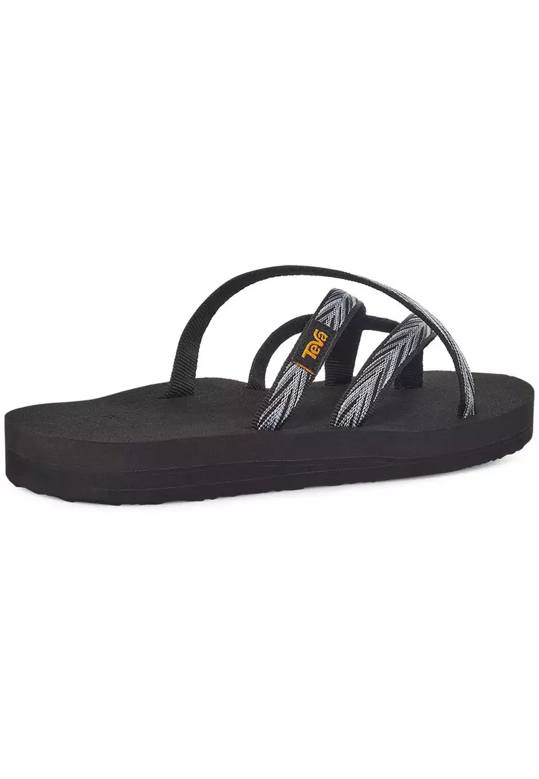 TEVA OLOWAHU PALMS BLACK/ WHITE