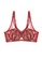 QuestChic white and red and multi Dawn Underwired Half Cups Push-Up Bra 16831US46CE141GS_1