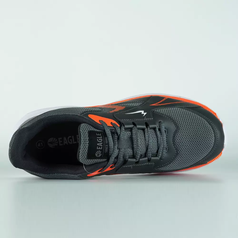 Eagle Sepatu Lifestyle Hampton - ABU TUA/ORANYE