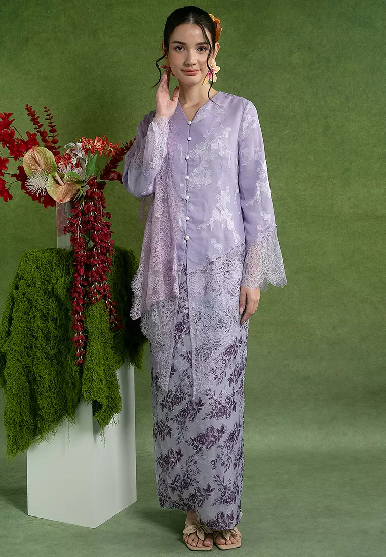 Maria Long Kebaya set with Shawl