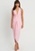 Chancery pink Tomeka Halter Midi Dress 1CF5DAAD2E995FGS_1