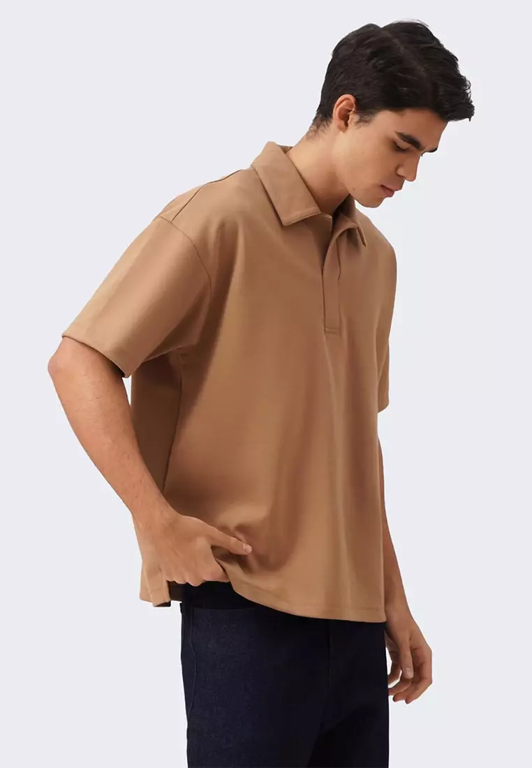 Men's Mid Weight Polo with Side Slits