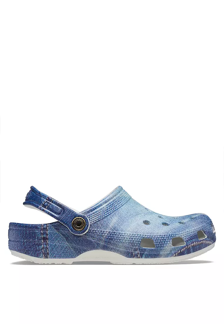 Buy Crocs Classic Denim Clogs Online | ZALORA Malaysia