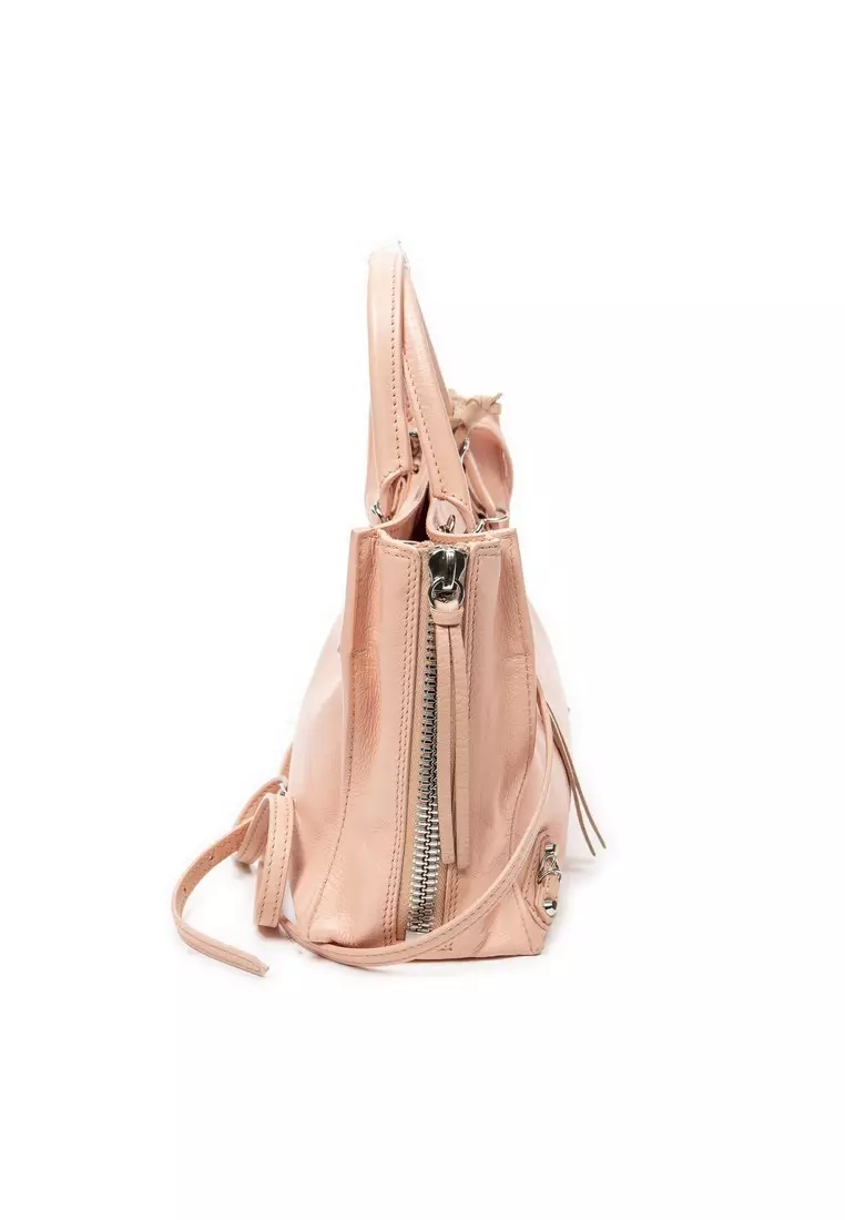 Pre-Loved Mini Papier A4 Zip Around Tote