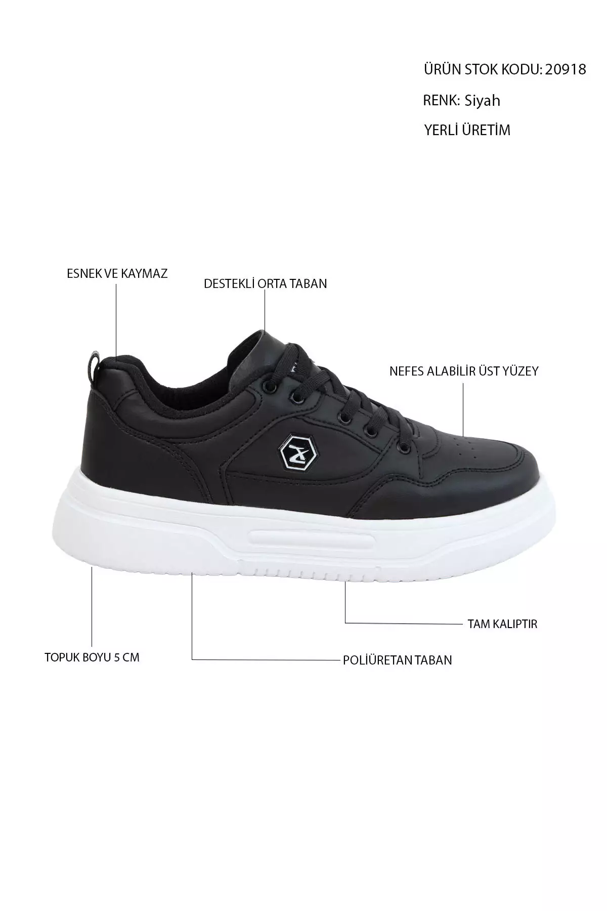 Black Women'S Sneaker 20918
