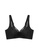 ZITIQUE black Women's Thin 3/4 Cup Soft-wired Push Up Lace Cup - Black A34ECUSC3B1F7AGS_1