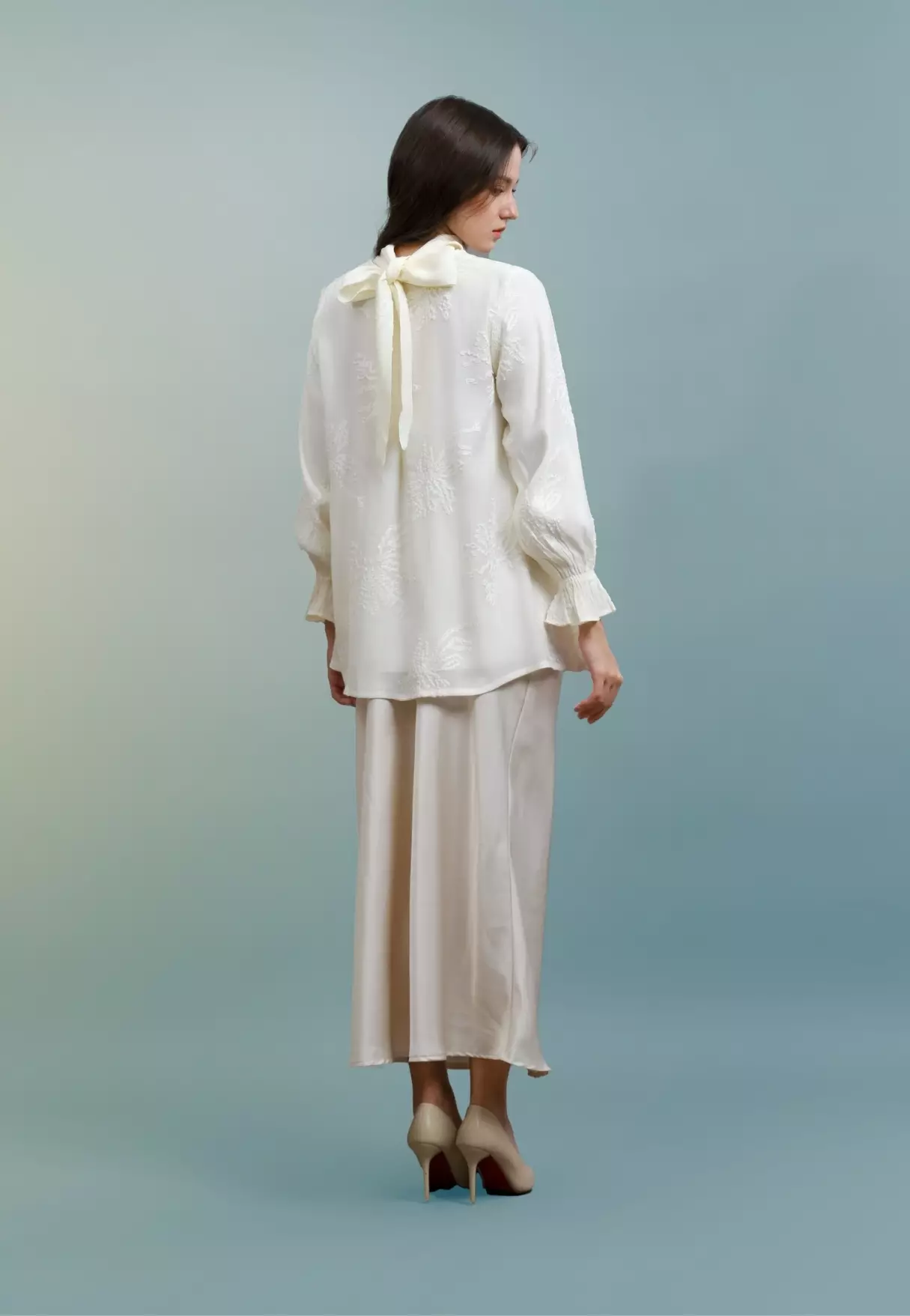 Aurine Blouse - Pearl