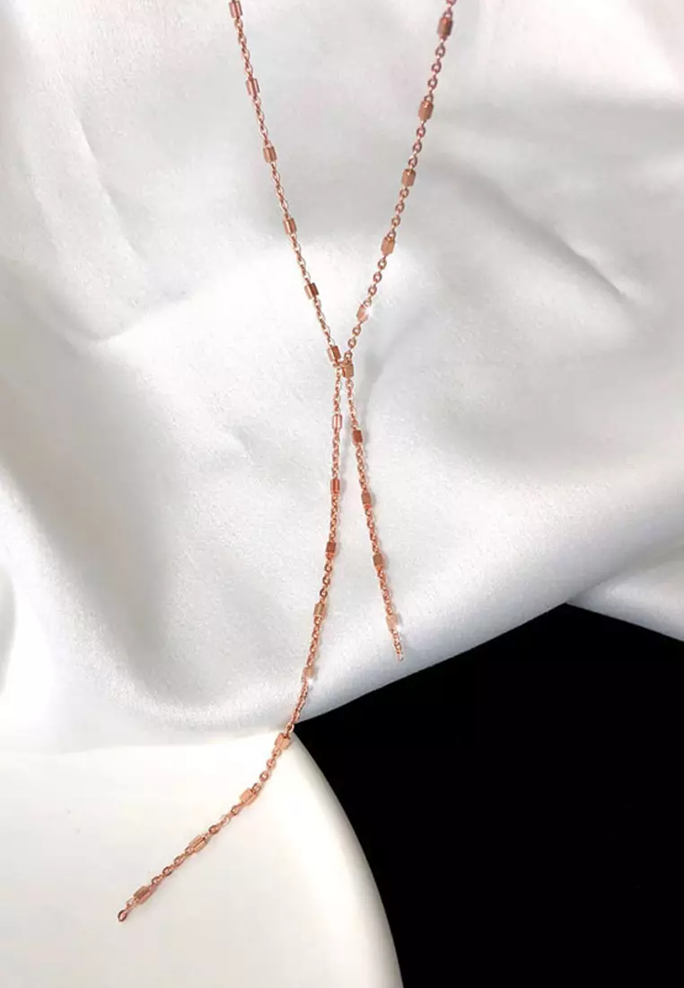 Designer Inspired Clover Silver Reversable & Adjustable Length Necklace