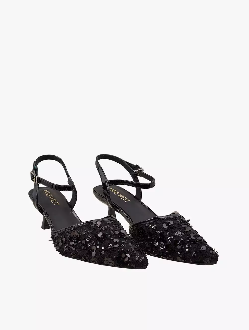 Payless Nine West Womens Haite Kitten Heels - Black_04