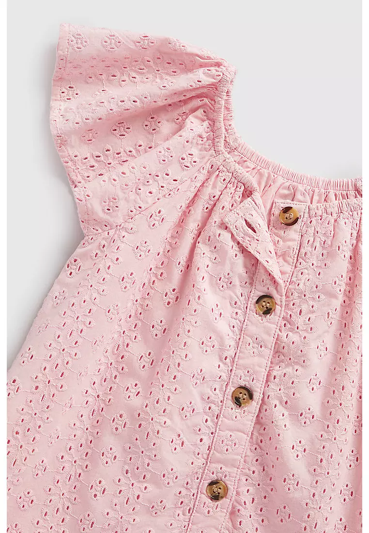 Mothercare Broderie Collar Blouse