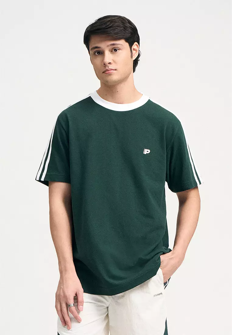 Regular Fit T-shirt with Contrast Details