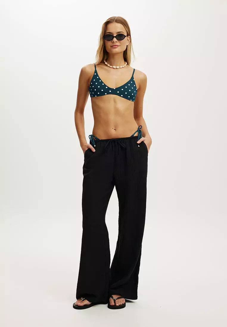 Scoop Tie Back Bikini Top