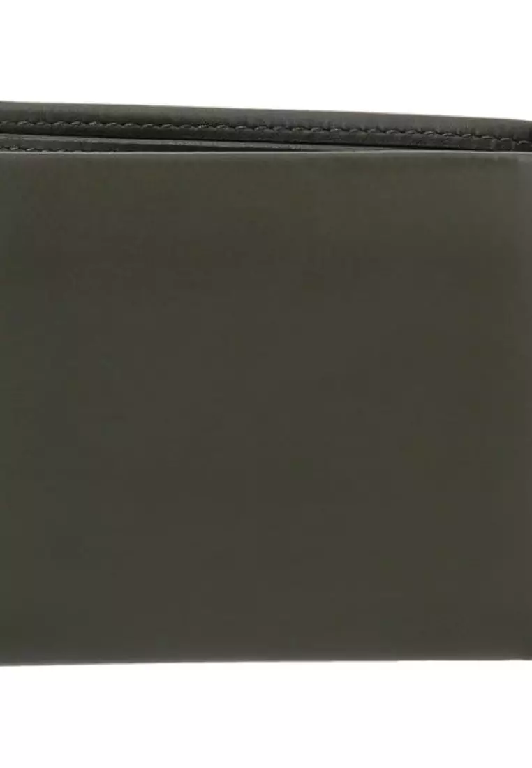 Crossing Sydney Bi-Fold Leather Wallet With Coin Pocket Rfid- Khaki