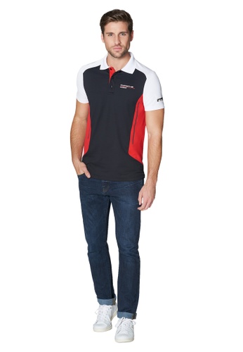 men black polo shirt