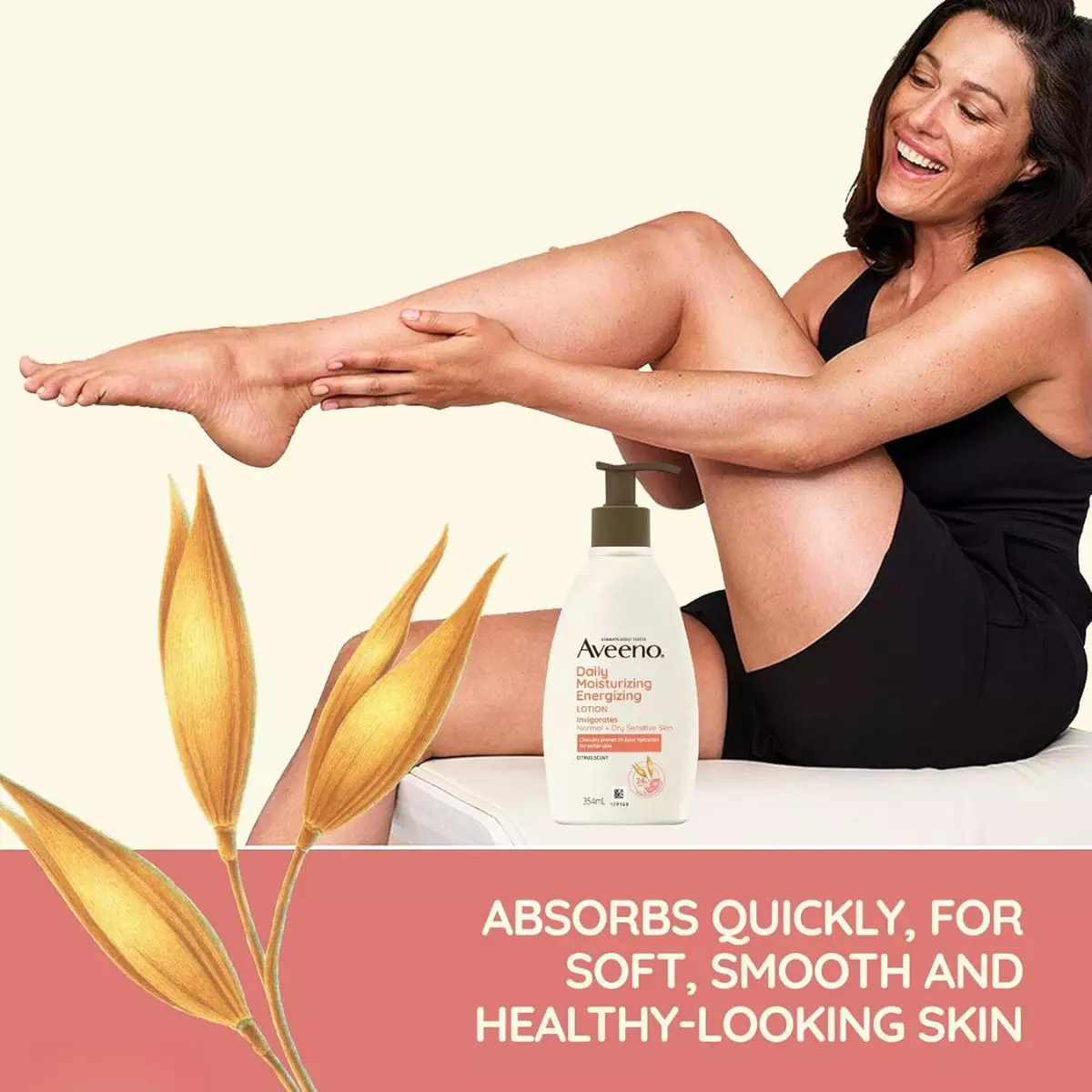 Aveeno® Daily Moisturizing Energizing Lotion 354ml - Losion Pelembap Badan 354ml