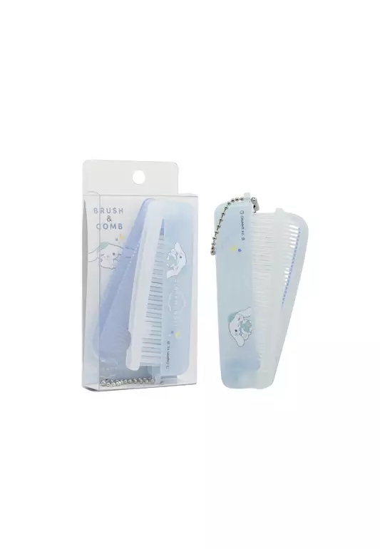 Sanrio Cinnamoroll Folding Hair Brush & Comb (1pc) 1piece