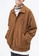 Twenty Eight Shoes brown VANSA Unisex Suede Letter Embroidered Coat VCU-C3619 D1276AA0B4A86CGS_2