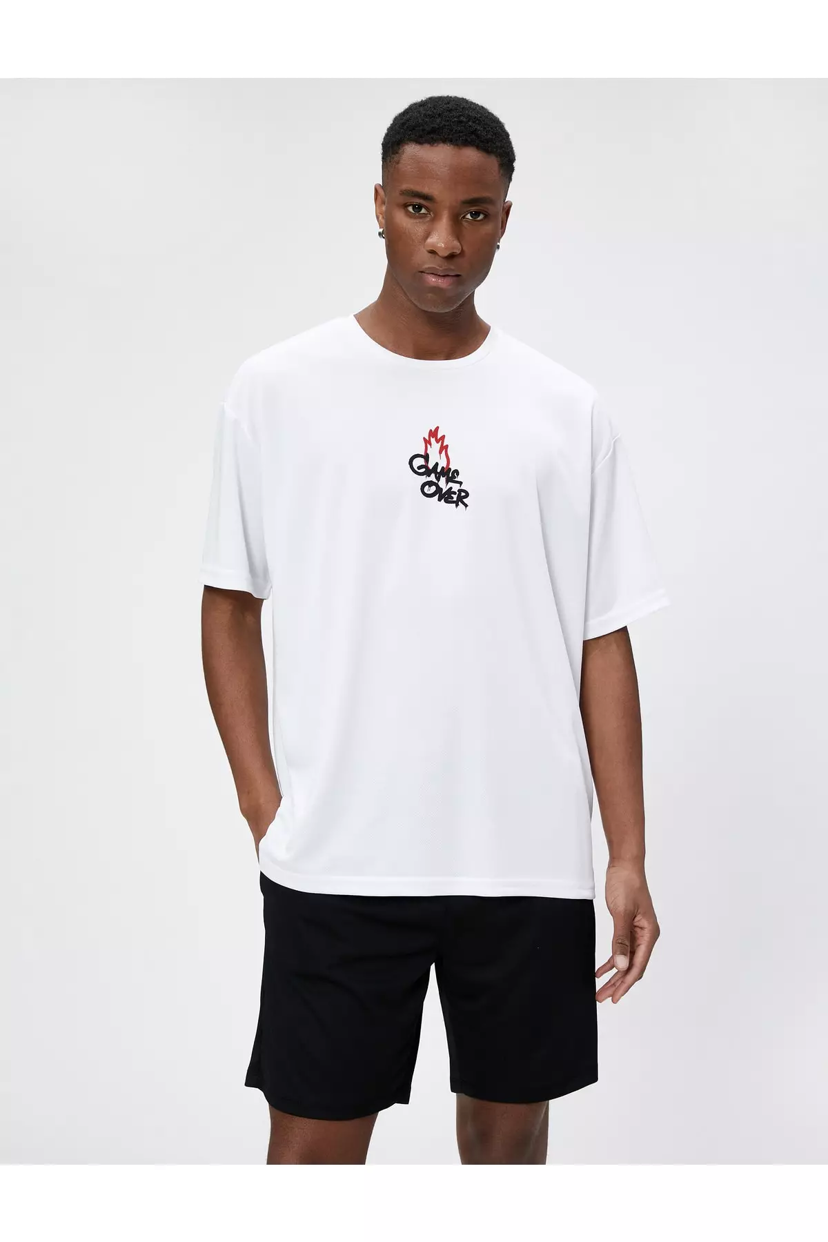 Slogan printed t shirts deals