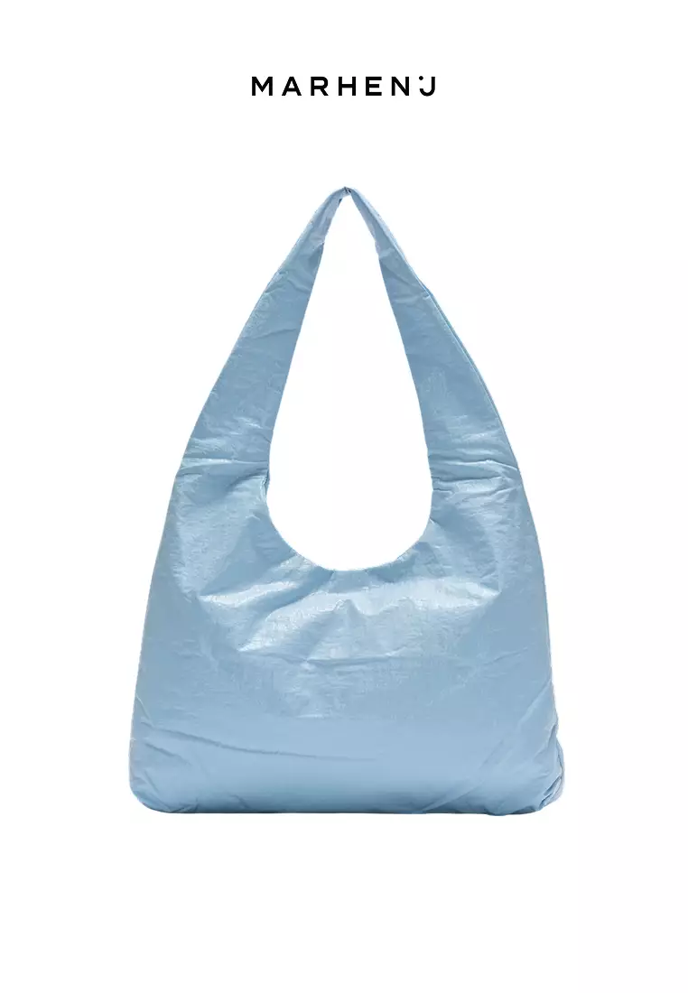 DEWY Nylon Shoulder Bag Sky Blue
