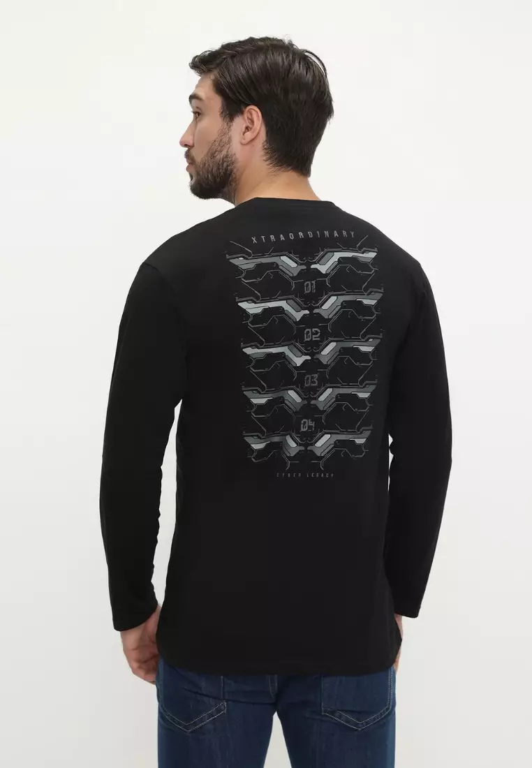 Buy 1 Get 1 T-Shirt Cotton Combed Lengan Panjang