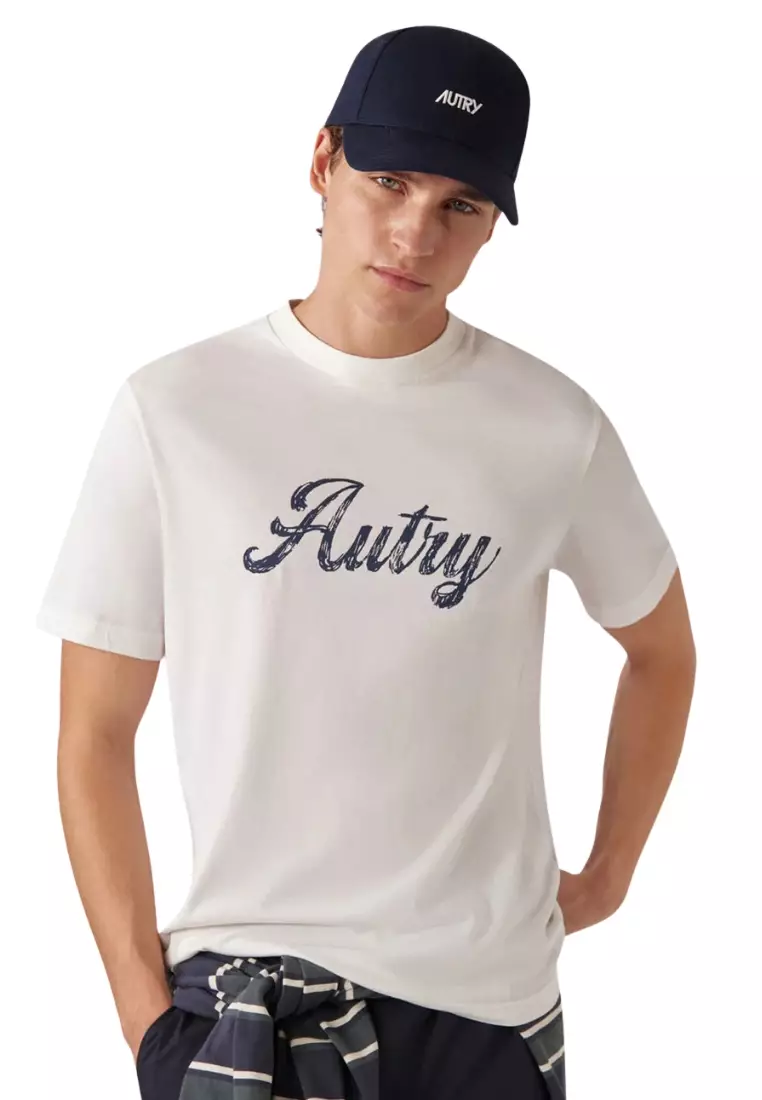 Buy Autry AUTRY - HERITAGE AUTRY LOGO GRAPHIC TEE MAN (WHITE) 2026