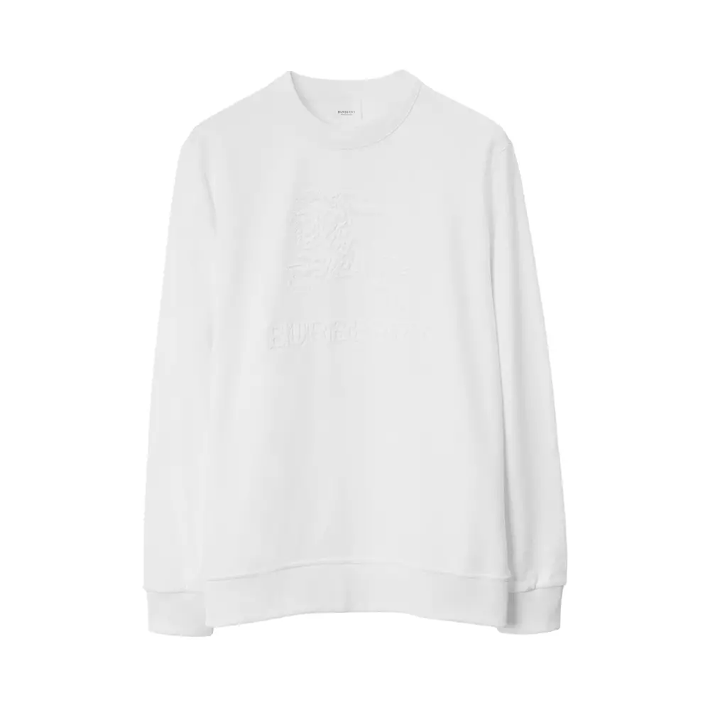 Burberry sales towelling sweatshirt