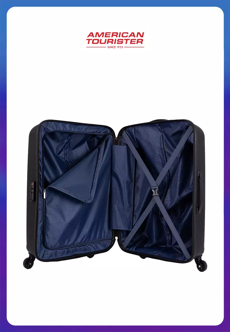 American Tourister Koper Hardcase Ellipso Medium 25inch - Black