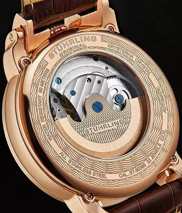 Jam Tangan Pria Automatic Stuhrling Menai 906-04 47mm