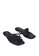 Vero Moda black Ilo Leather Sandals D953FSH66547A4GS_2