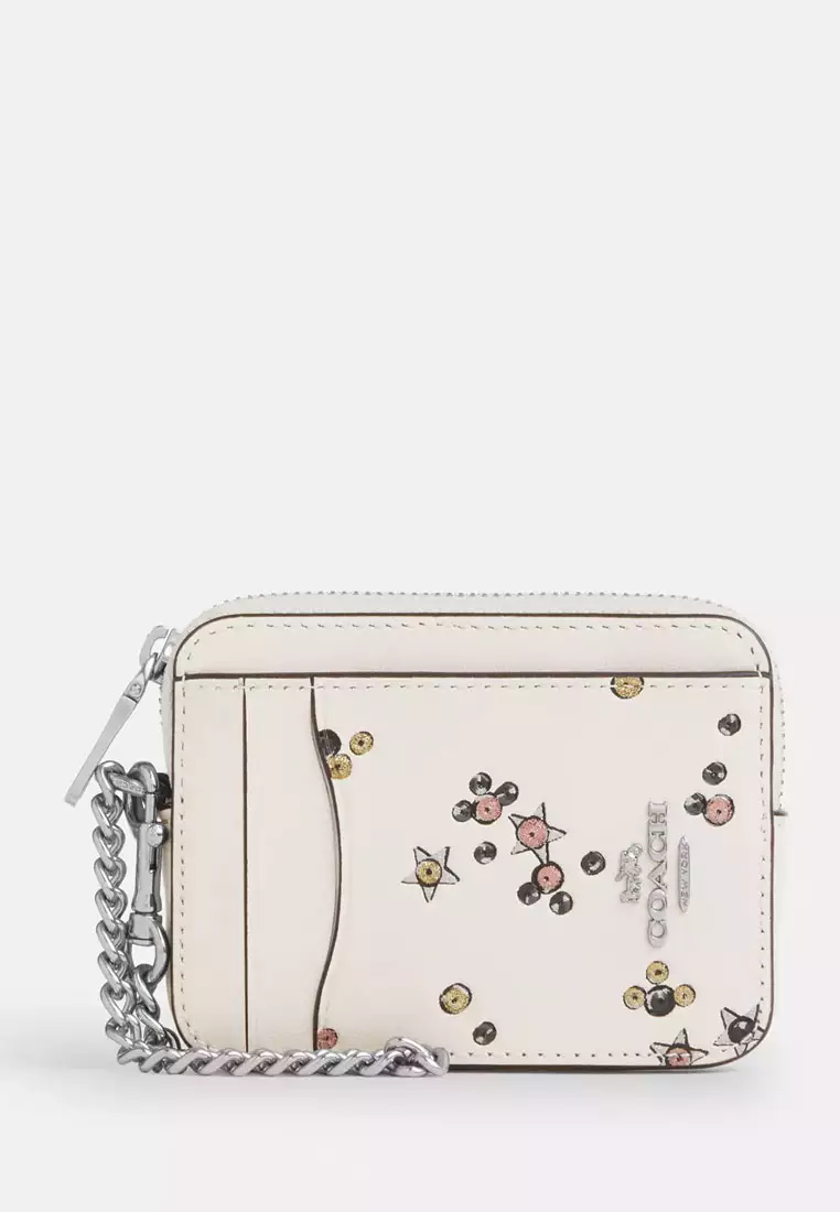 Buy COACH Zip Card Case With Star Print 2026 Online | ZALORA