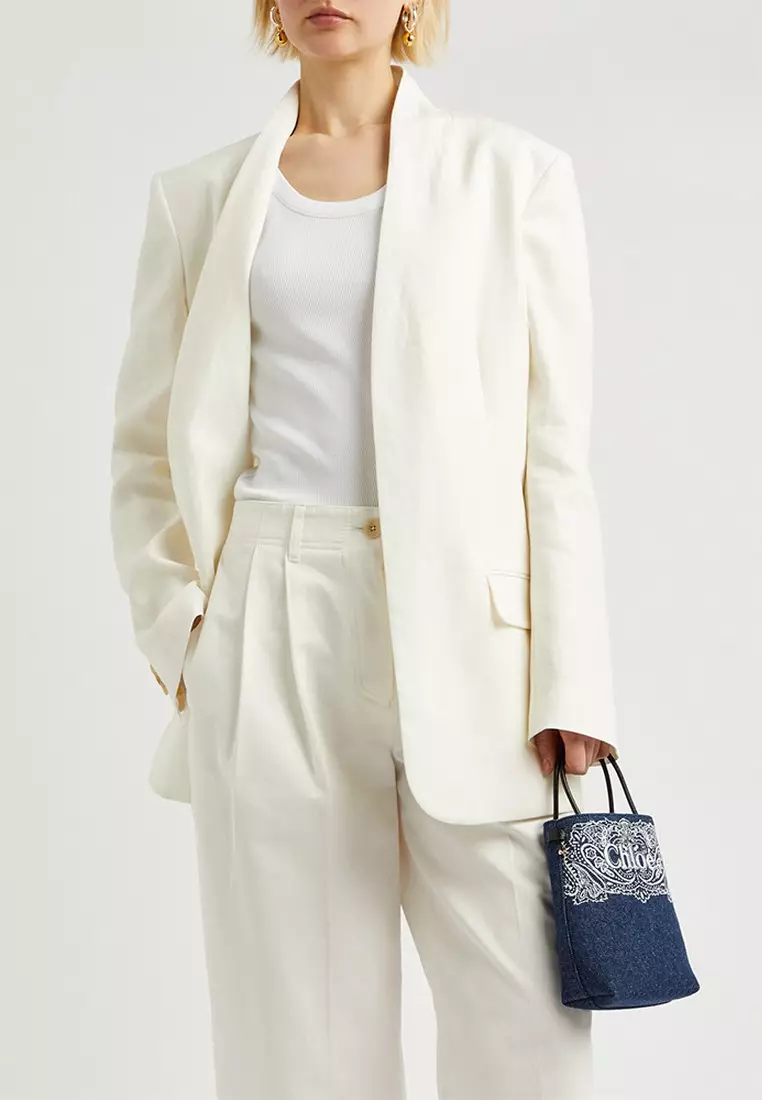 Denim MicSense In Blue Crossbody Bag in Blue