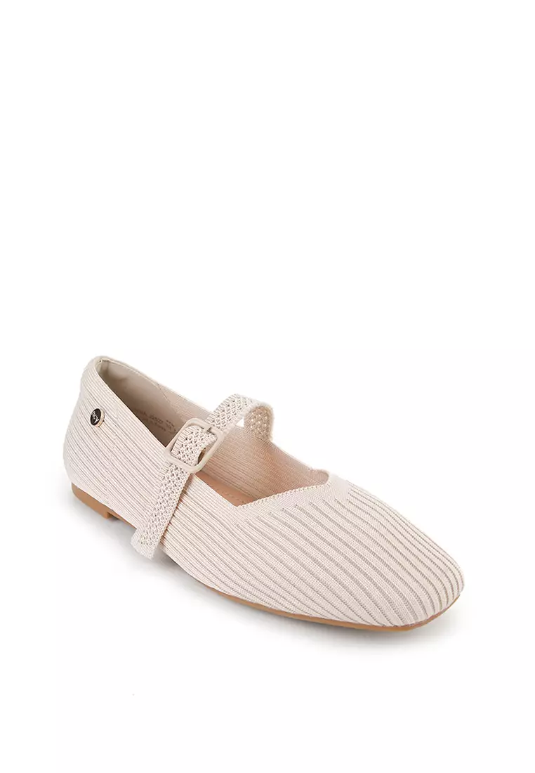 DONNA J2527-3 FLATSHOES CREAM