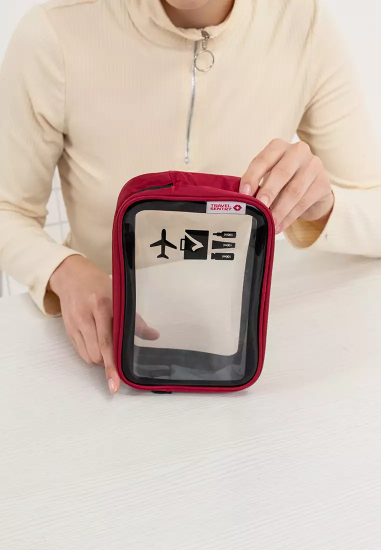 Carry-On Toiletry Bag Red