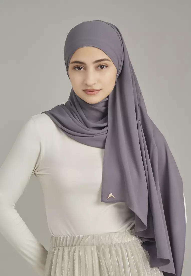 HUSNA ORIKAMI BOX PLEATED SCARF