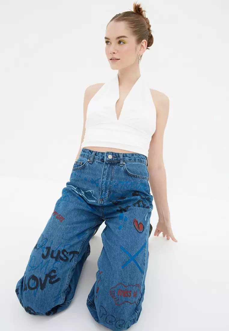 Halterneck Knitted Crop Top