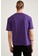 DeFacto purple Short Sleeve Round Neck Cotton Printed T-Shirt 65D07AA41ECD58GS_2
