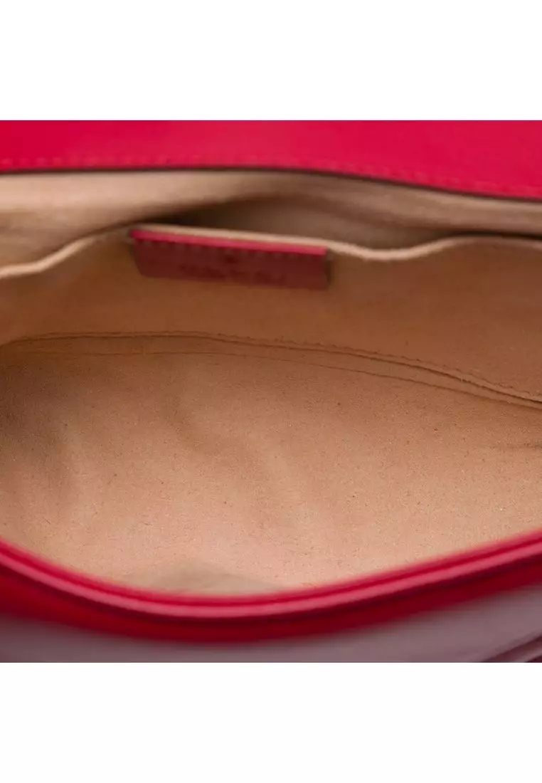 Pre-Loved Gucci Small Gg Marmont Matelasse Calfskin Shoulder Bag