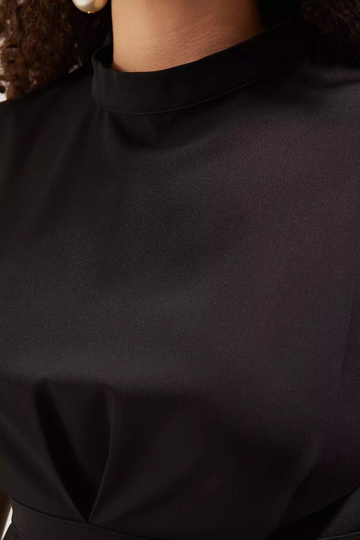 Plus Size Sleeveless Woven Blouse