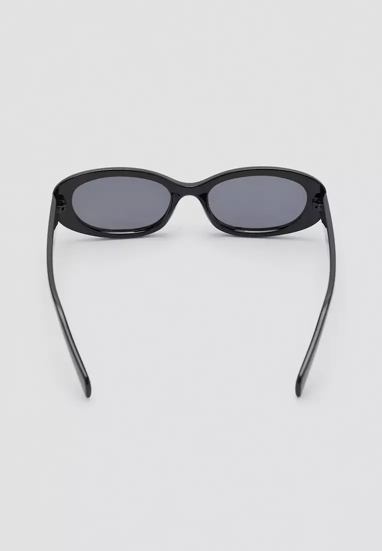Oval-Frame Sunglasses