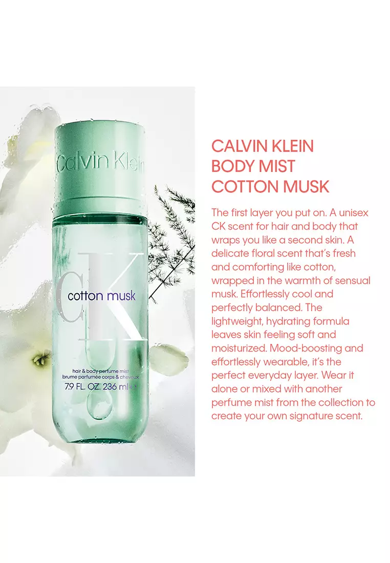 Calvin Klein Fragrances - CK Unisex Hair & Body Perfume Mist Cotton Musk 236ml