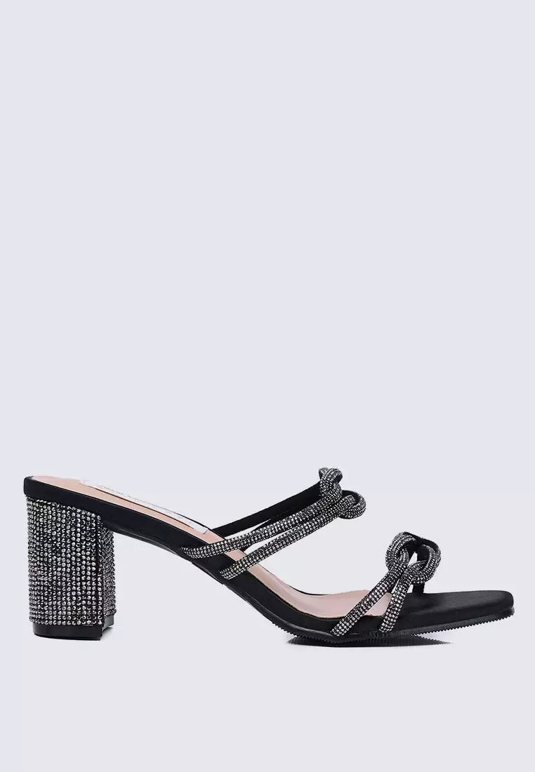 Discount on My Ballerine  shoes - SKU: My Ballerine Jamila Comfy Heels In Black
