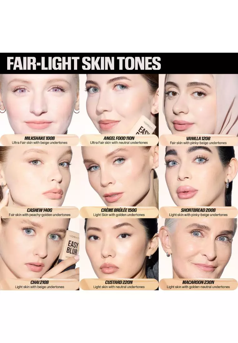 Huda Beauty Easy Blur Foundation Custard 220N
