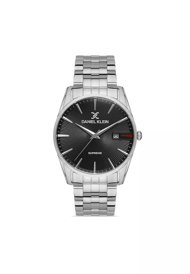 Daniel klein black analog watch cheap