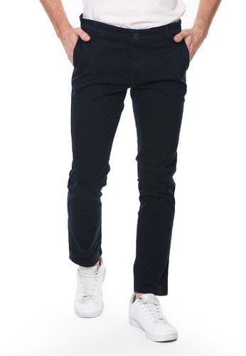 Jual Osella  celana  pria Chinos Navy Original ZALORA 
